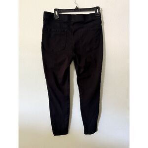 NO BOUNDARIES Womens Black Elastic Waist Skinny Jeans Size L 11-13 Stretch NWO